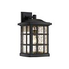 Lanterne d'extérieur Stonington Quoizel Lighting SNN8411K 150W 1 lumière noir mystique
