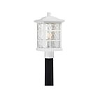 Lanterne d'extérieur Stonington Quoizel Lighting SNN9009W 100W 1 lumière lustre blanc