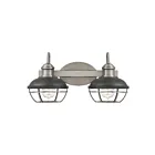 Applique de salle de bain Sandpiper Quoizel Lighting SPP8617AP 200W 2 lumières nickel poli antique