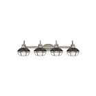 Applique de salle de bain Sandpiper Quoizel Lighting SPP8634AP 400W 4 lumières nickel poli antique