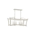 Chandelier pour îlot Summerford Quoizel Lighting SUM836AWH 480W 8 lumières blanc antique