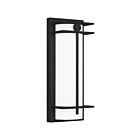 Lanterne LED d'extérieur Syndall Quoizel Lighting SYN8406EK terre noire