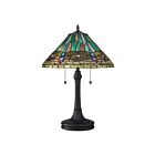 Lampe de table King Quoizel Lighting TF1508TVB 150W 2 lumières bronze d'époque