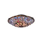 Plafonnier Carroll Quoizel Lighting TF1805SVB 150W 2 lumières bronze d'époque
