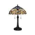 Lampe de table Lyric Quoizel Lighting TF3180TVB 150W 2 lumières bronze d'époque