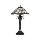 Lampe de table White Valley Quoizel Lighting TF3456TVB 150W 2 lumières bronze d'époque