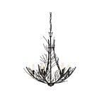 Lustre Thornhill Quoizel Lighting THL5006MK 360W 6 lumières marcado noir
