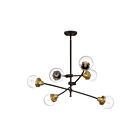 Lustre Trance Quoizel Lighting TNC5006WT 360W 6 lumières bronze occidental