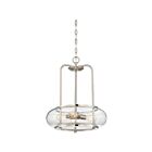 Suspendu Trilogy Quoizel Lighting TRG1816BN 180W 3 lumières nickel brossé