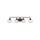 Applique de salle de bain Trilogy Quoizel Lighting TRG8604OZ 240W 4 lumières bronze ancien