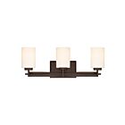 Applique de salle de bain Taylor Quoizel Lighting TY8603WT 300W 3 lumières bronze occidental