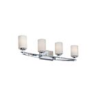 Applique de salle de bain Taylor Quoizel Lighting TY8604C 400W 4 lumières chrome poli
