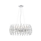 Suspendu Valla Quoizel Lighting VLA2823C 320W 8 lumières chrome poli
