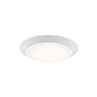 Plafonnier LED Verge Quoizel Lighting VRG1608W lustre blanc