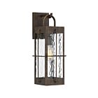 Lanterne d'extérieur Ward Quoizel Lighting WAR8407GZ 100W 1 lumière bronze doré