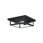 Plafonnier Westover Quoizel Lighting WVR1312EK 80W 2 lumières terre noire