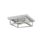 Plafonnier Westover Quoizel Lighting WVR1312SS 80W 2 lumières acier inoxydable