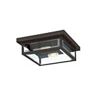 Plafonnier Westover Quoizel Lighting WVR1312WT 80W 2 lumières bronze occidental