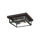Lanterne d'extérieur Westover Quoizel Lighting WVR1612WT 80W 2 lumières bronze occidental