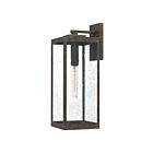 Lanterne d'extérieur Westover Quoizel Lighting WVR8407IZ 150W 1 lumière bronze industriel