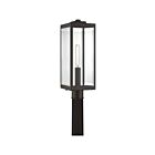Lanterne d'extérieur Westover Quoizel Lighting WVR9007WT 150W 1 lumière bronze occidental