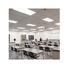 Reno Lighting RENO-24BLPL-DV-MW-MCCT-MS 2' x 4' Blanc Panneau lumineux Wattage and CCT Selectable