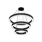 Reno Lighting RENO-CIRSUS-24-DV-MW-MCCT-BK Noir Suspendu Wattage et CCT Sélectionnable