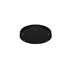 Reno Lighting RENO-CIRSUS-CANOPY-2-BK Noir Trousse de baldaquin pour le luminaire annulaire architectural