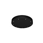 Reno Lighting RENO-CIRSUS-CANOPY-3-BK Noir Trousse de baldaquin pour le luminaire annulaire architectural