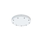Reno Lighting RENO-CIRSUS-CANOPY-3-WH Blanc Trousse de baldaquin pour le luminaire annulaire architectural