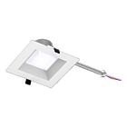 Reno Lighting RENO-DL6-MW-DV-MCCT-SQ-WH 6" Blanc LED Luminaire encastré Wattage et CCT Sélectionnable