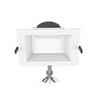 Reno Lighting RENO-DL8-MW-DV-MCCT-SQ-WH 8" Blanc LED Luminaire encastré Wattage et CCT Sélectionnable