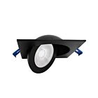 Lumière récupérée par le cardan 4" Reno Lighting RENO-LED-4-S9W-FG-5CCT-BK-SQ Noir 