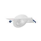 Encastré LED garniture Température CCT au choix Reno Lighting RENO-LED-4-S9W-FG-5CCT-WH-SQ 9W Blanc