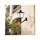 Reno Lighting RENO-PTL-WMB-BK Support mural pour lanterne de poteau