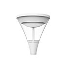 Reno Lighting RENO-PTU-DV-MW-MCCT-WH Blanc LED Lampe sur poteau extrieur Wattage et CCT sélectionnable
