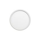 Luminaire rond mince LED monté en surface en aluminium moulé 19" Reno Lighting RENO-S19R-MCCT-WH 35W blanc