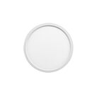 Luminaire rond mince LED monté en surface en aluminium moulé 7" Reno Lighting RENO-S7R-MCCT-WH 15W blanc