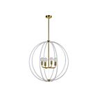 Suspendu Renwil Basil LPC4465 4-Lumières Blanc