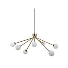 Renwil Mundo LPC4470 7-Lumières Champagne 245W Lustre à tige