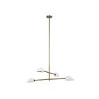 Renwil Tulla LPC4473 4-Lumières Champagne 140W Lustre à tige