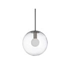 Renwil LPC4482 Quince LED 1-Lumière 4W Plaqué Nickel Satiné Suspendu