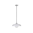 Renwil LPC4484 Dayana LED 1-Lumière 40W Plaqué Nickel Satiné Suspendu