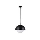 Renwil LPC4486 Antonio LED 1-Lumière 40W Revêtement En Poudre Noir Mat Suspendu