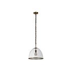 Renwil LPC4487 Dianella 1-luminaire 8.5W Transparent ensemencé LED Suspendu