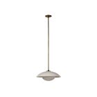Renwil LPC4500 Abbie 1-luminaire 5W Laiton brossé antique foncé plaqué LED Suspendu