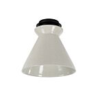 Renwil LPC4505 Sebastian 1-luminaire 9W Blanc craquelé glacé LED Plafonnier Semi Encastré