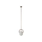 Renwil LPC4511 Brillio 1-luminaires 15W Laiton antique mat plaqué LED Suspendu