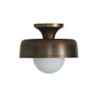 Renwil LPC4513 Flare 1-luminaire 9W Laiton vieilli plaqué LED Plafonnier Semi Encastré