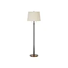 Renwil LPF3162 Alban 150W Enduit de poudre laiton antique foncé Lampadaire